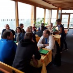 Schlachpartie im Almstüble Bergfrieden Damüls 2017